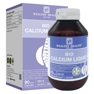 Bổ sung calci vitamin D3 Bio Calcium Liquid hộp 1 lọ 90 viên