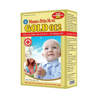 Sữa bột MAMA SỮA NON GOLD 012 hộp 20 gói x 5g