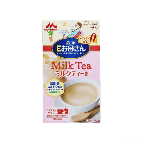 Sữa bầu Morinaga vị trà sữa Milk tea hộp 12 gói x 18g