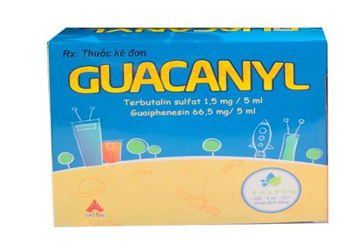 Thuốc giảm ho, long đờm Guacanyl hộp 20 ống x 5ml
