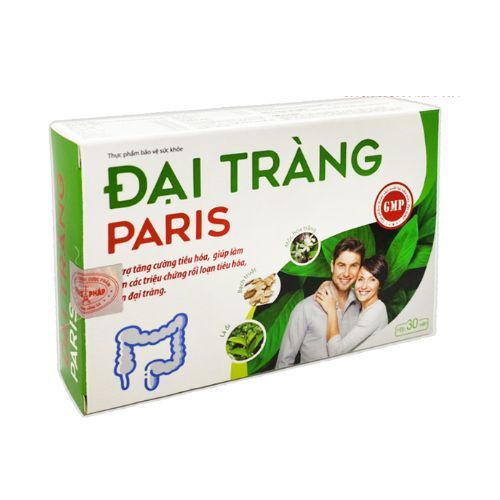 Hỗ trợ tăng cường tiêu hóa, giảm viêm đại tràng hiệu quả Đại tràng Paris hộp 30 viên