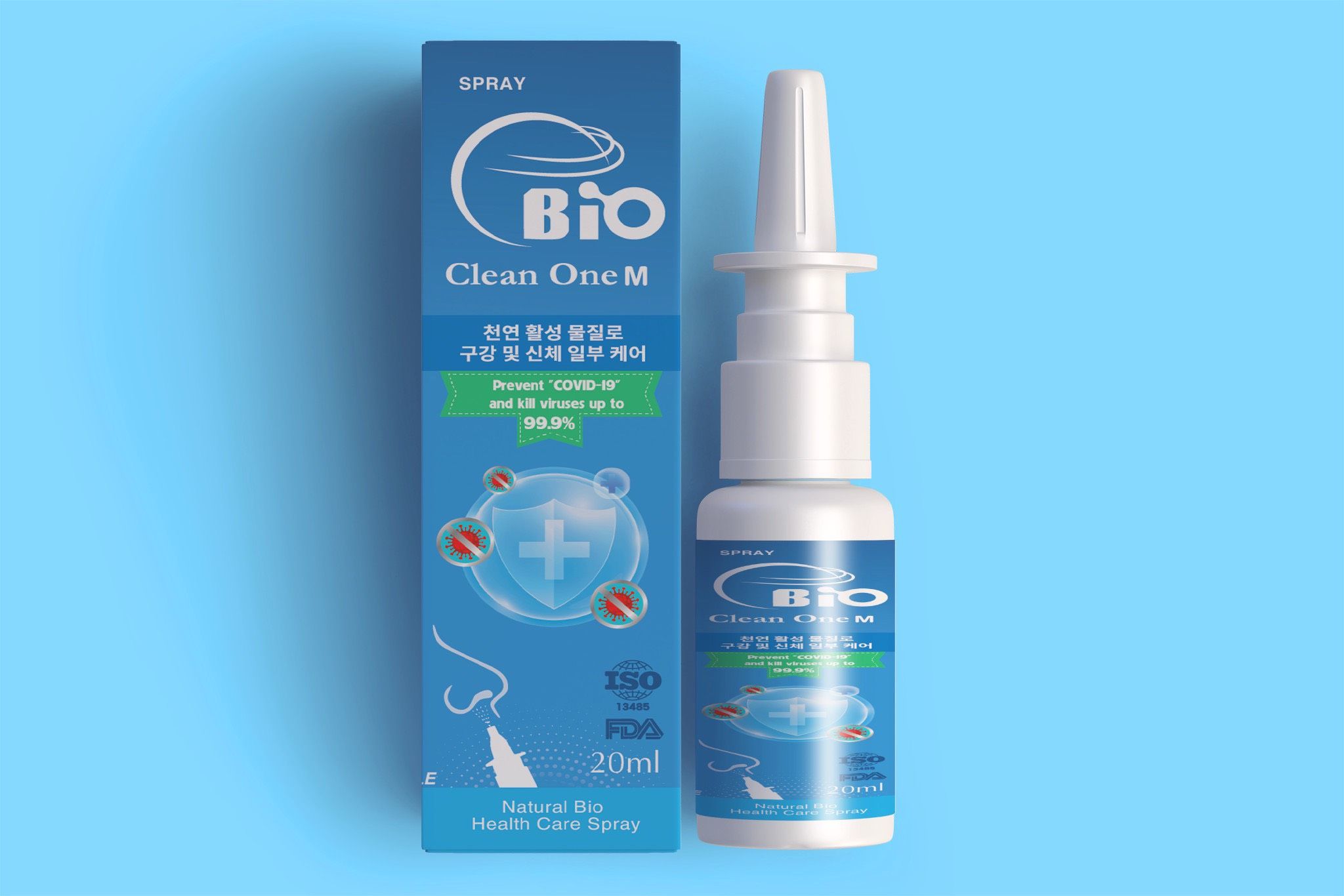 Xịt mũi Bio Clean One M hộp 1 chai 20ml