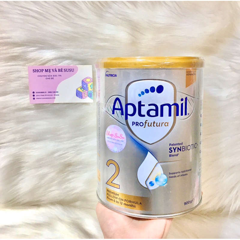 Sữa dinh dưỡng cho trẻ 6-12 tháng Aptamil Profutura số 2 lon 900g