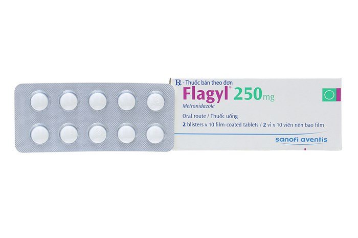 Thuốc kháng virus Flagyl 250mg hộp 20 viên