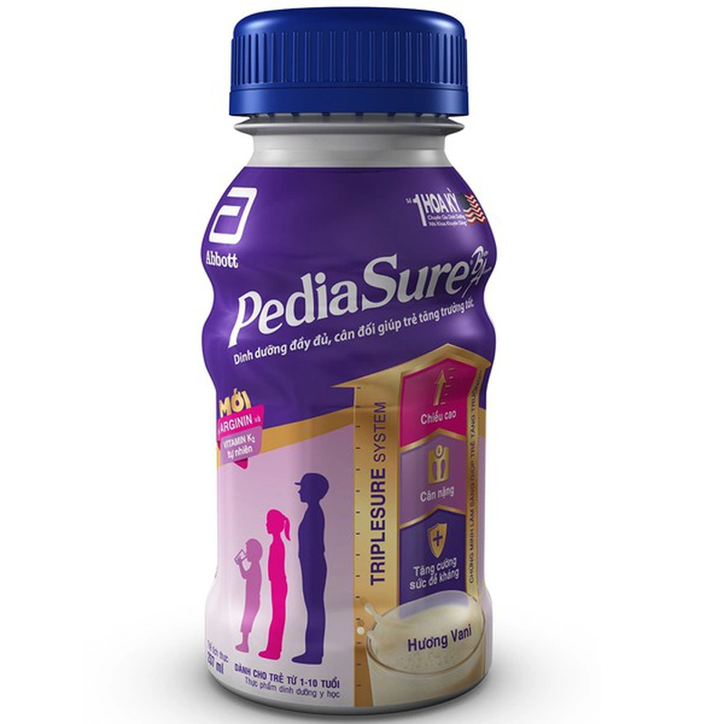 Sữa nước hương vani cho bé từ 1-10 tuổi Pedia Sure 237ml