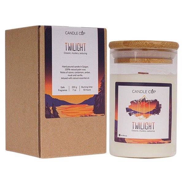 Nến thơm phòng Candle Cup Twilight (size M) hộp 200g