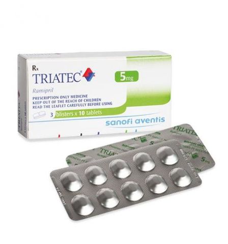 Thuốc điều trị tăng huyết áp Triatec 5mg hộp 30 viên-2