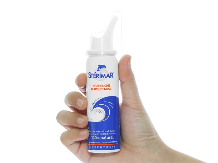 Nước biển xịt mũi cho người lớn Sterimar Blocked Nose hộp 1 chai 50 ml-3