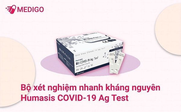 Bộ kit test nhanh Humasis Covid-19 Ag Test hộp 25 bộ kit | Medigo