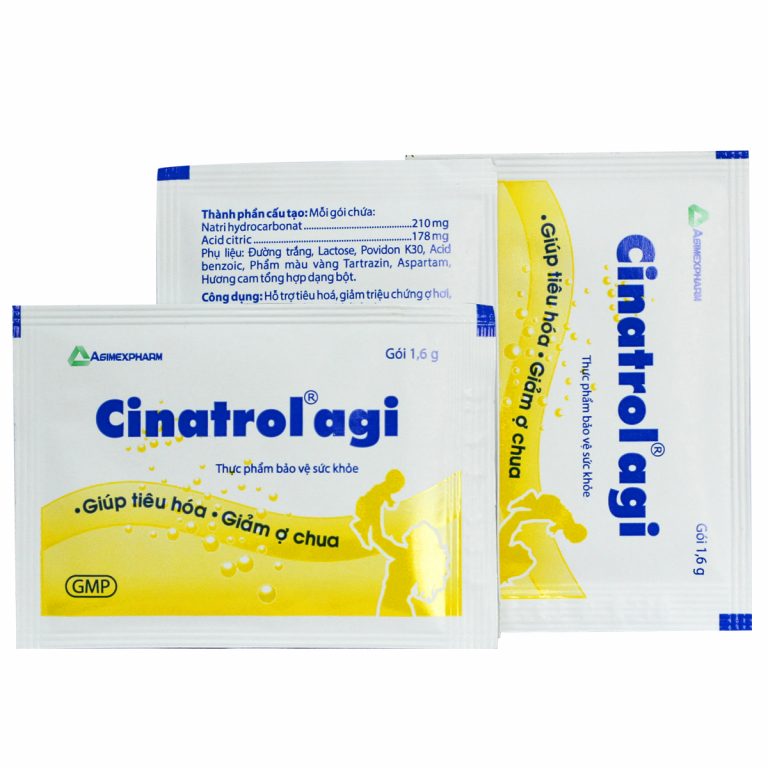 Cốm hỗ trợ tiêu hoá, giảm triệu chứng ợ hơi, ợ chua, đầy bụng Cinatrol ...