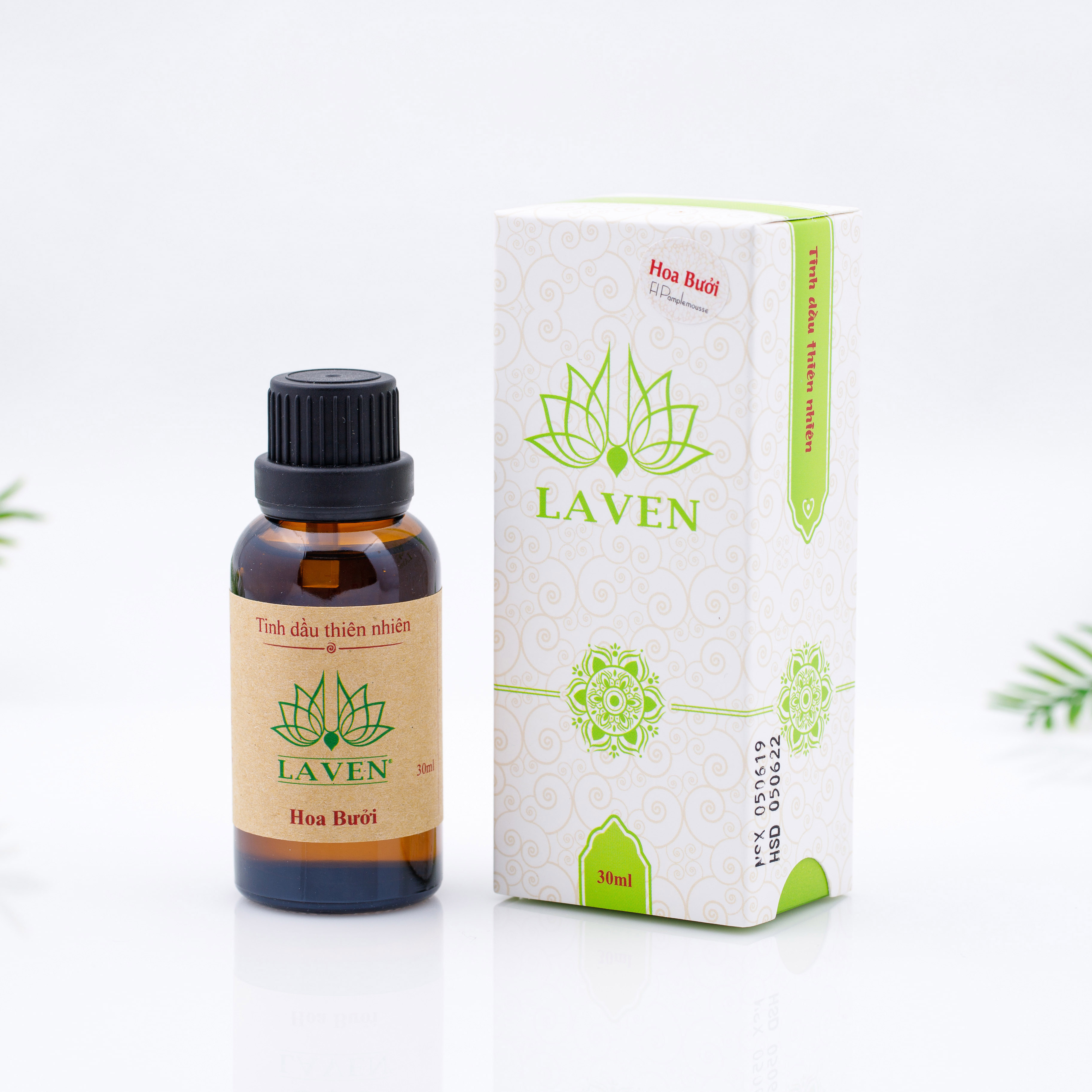 Tinh dầu thiên nhiên Laven Hoa Bưởi hộp 1 chai 30ml