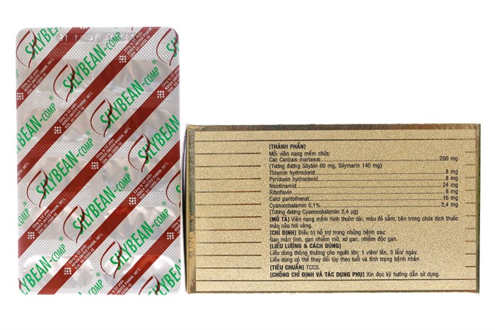 Silybean Thuốc gan, mật Silybean - Comp hộp 60 viên