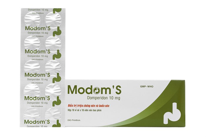 Thuốc trị nôn, buồn nôn Modom'S 10mg hộp 100 viên-2