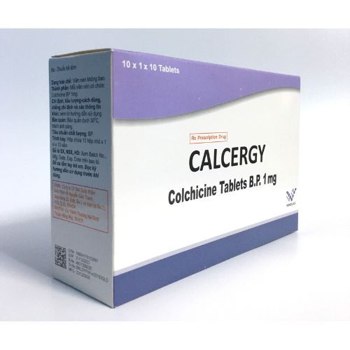 Thuốc trị gout CALCERGY hộp lớn x 10 hộp nhỏ x 1 vỉ x 10 viên-5