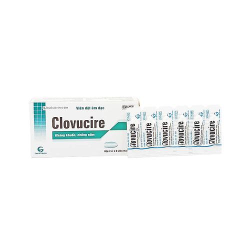 Viên đặt âm đạo Clovucire hộp 2 vỉ x 6 viên đặt-5