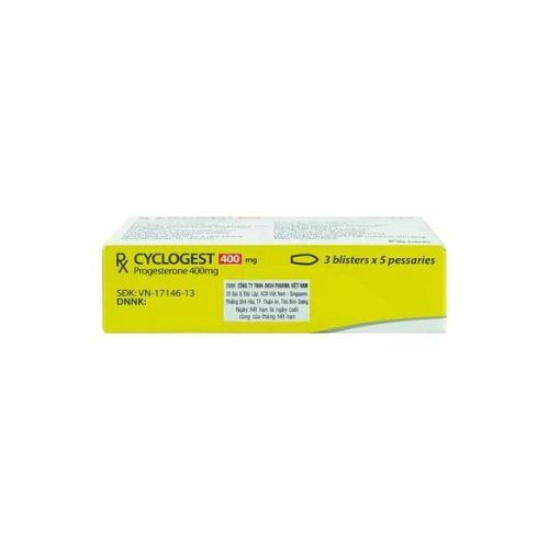 Cyclogest Progesteron 400mg hộp 15 viên Medigo