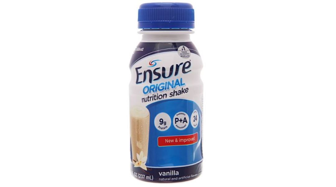 Sữa bột pha sẵn bổ sung dinh dưỡng hương vani ENSURE ORIGINAL  chai 237ml