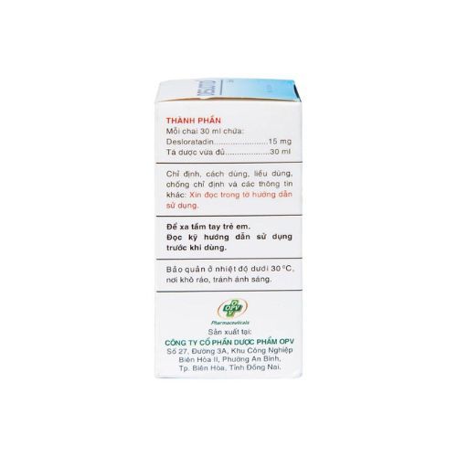 Thuốc dị ứng Deslotid chai siro 30ml-4