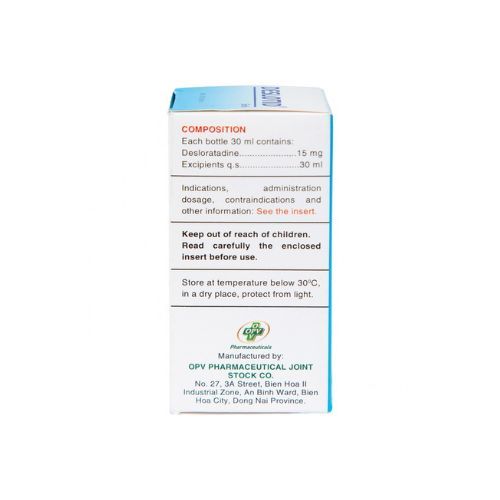 Thuốc dị ứng Deslotid chai siro 30ml-5