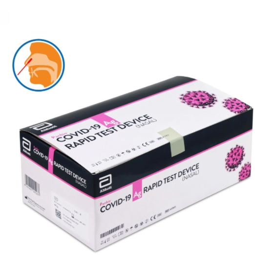 Bộ test nhanh Panbio COVID-19 Ag Rapid Test Device (Nasal) hộp 25 bộ kit