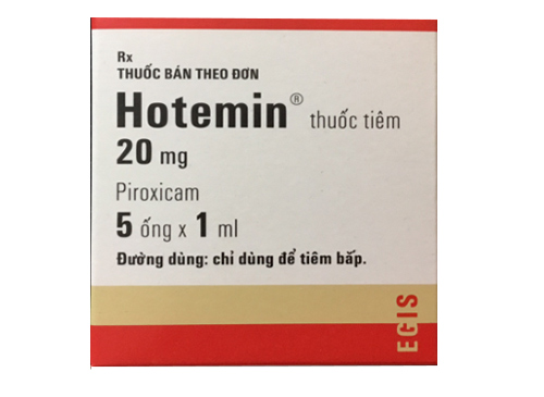 Thuốc tiêm bắp Hotemin 20mg hộp 5 ống x 1ml