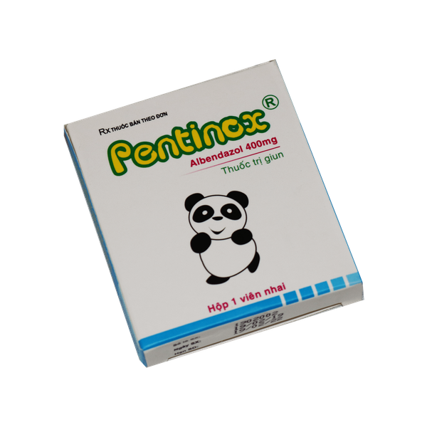 Thuốc tẩy giun Pentinox hộp 1 viên-2