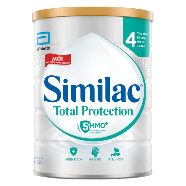 Sữa dinh dưỡng cho trẻ từ 2-6 tuổi Sữa Similac Total Protection 4 lon 900g