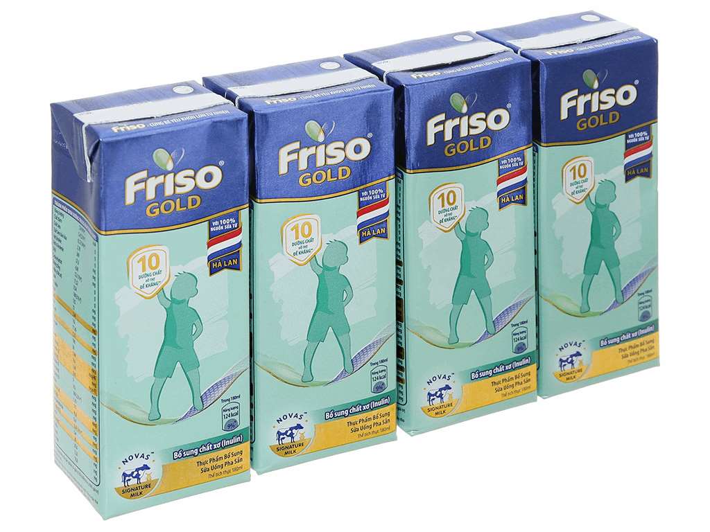 Sữa bột pha sẵn Friso Gold hộp 180ml