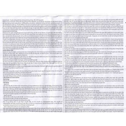 Thuốc điều trị tiểu đường Metsav 1000 hộp 100 viên-6