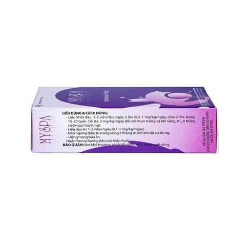 Thuốc trị mụn Myspa hộp 30 viên-4