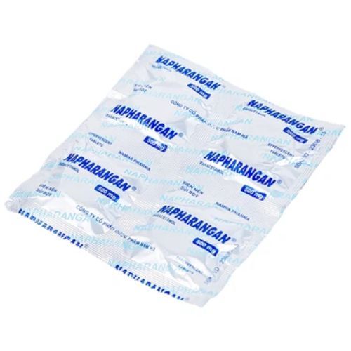 Thuốc hạ sốt, giảm đau Napharangan 500mg hộp 16 viên-4