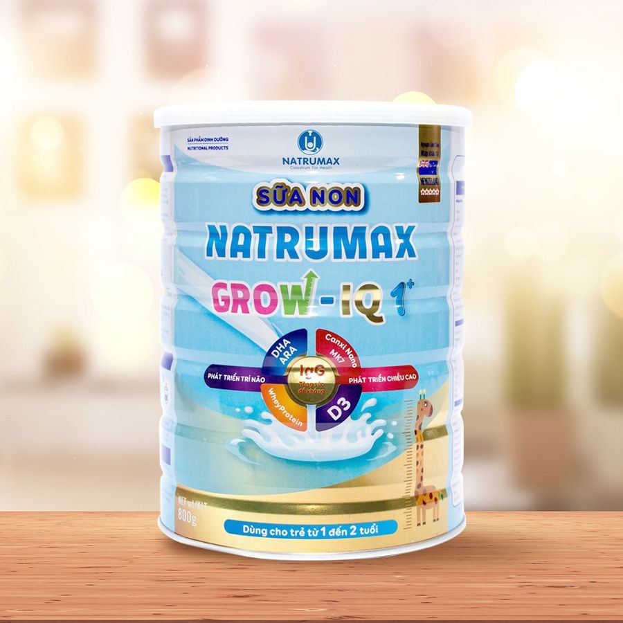 Sữa non Natrumax Grow - IQ 1+ hộp 800g