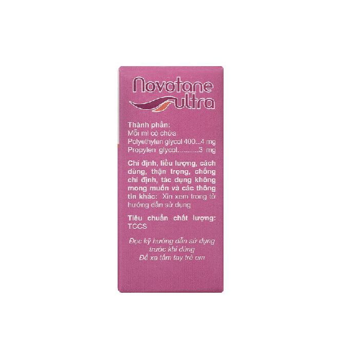 Nước mắt nhân tạo Novotane Ultra lọ 5ml