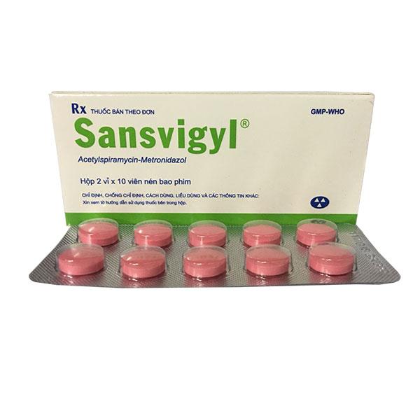 Thuốc kháng sinh Sansvigyl EU hộp 20 viên-2