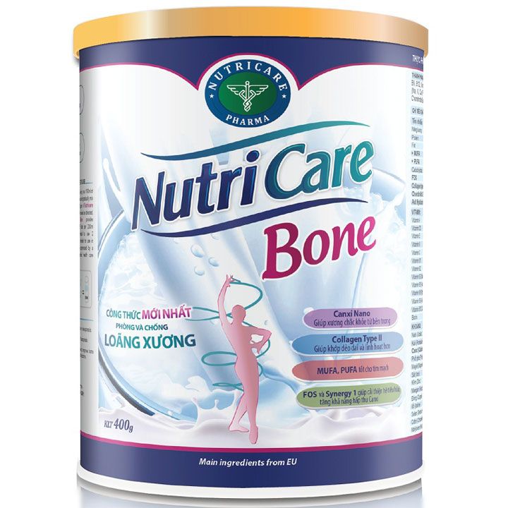 Sữa bột Nutricare Bone lon 400g