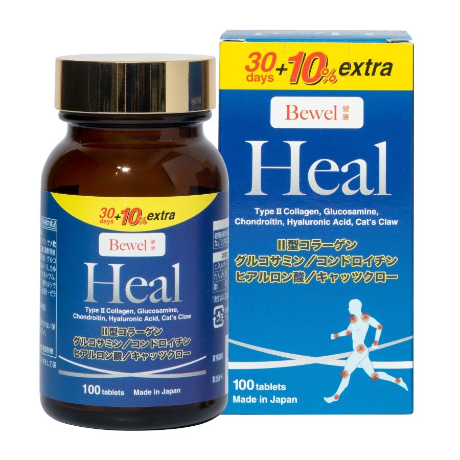 Viên uống bổ sung chất nhờn cho khớp, giảm đau khớp Bewel Heal hộp 1 lọ ...