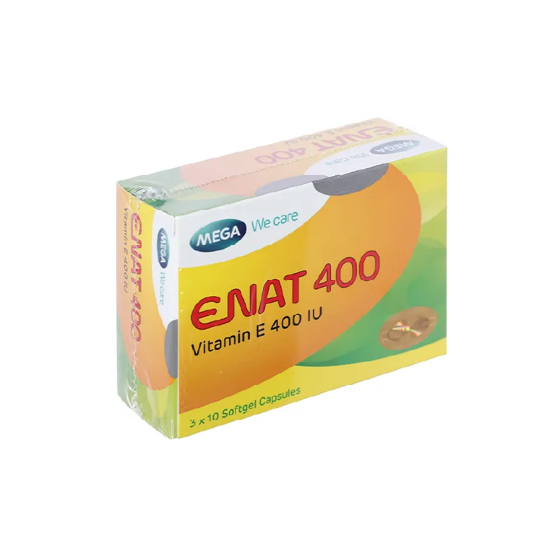 Thuốc bổ sung vitamin E Enat 400 hộp 30 viên-2