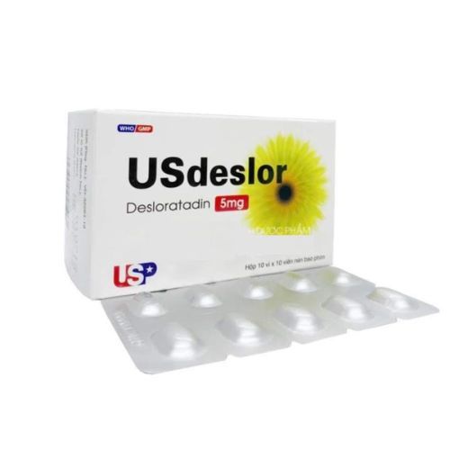 Thuốc chống dị ứng USdeslor 5mg hộp 10 vỉ x 10 viên-2