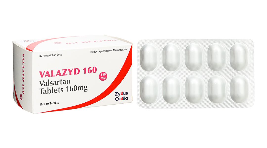 Thuốc trị tăng huyết áp, suy tim VALAZYD 160 hộp 10 vỉ x 10 viên nén ...