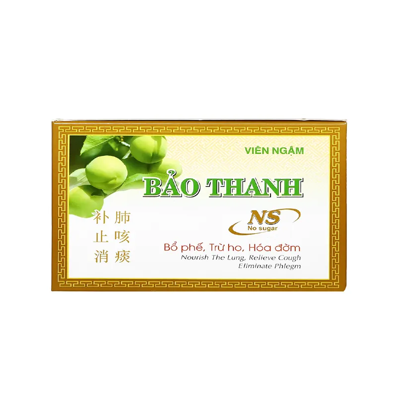 Viên ngậm ho không đường Bảo Thanh hộp 100 viên-2