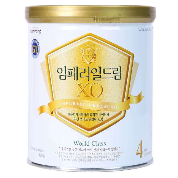 Sữa bột cho trẻ trên 1 tuổi Imperial dream XO 4 lon 400g