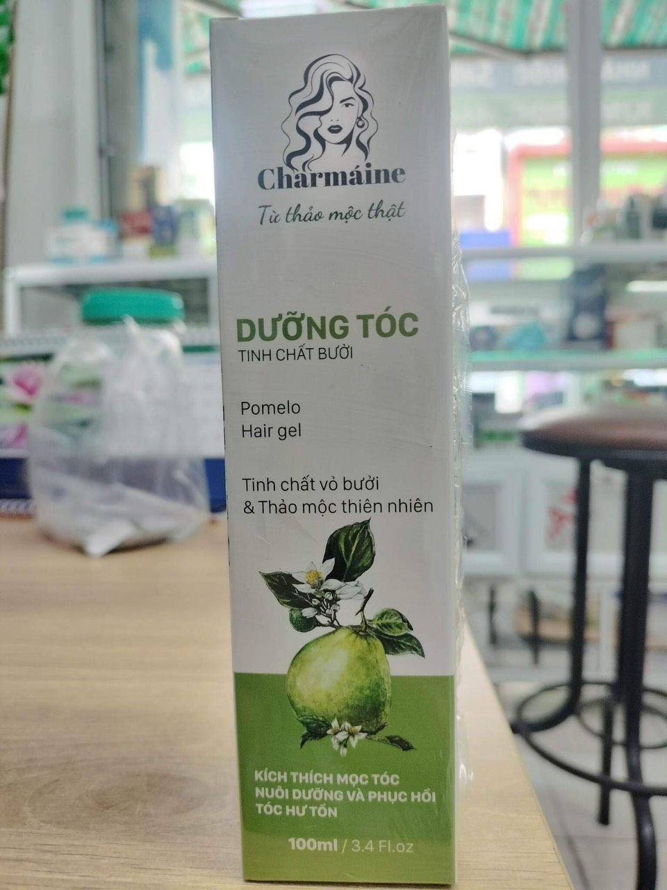 Dưỡng tóc tinh chất bưởi Chamáine hộp 1 chai 100ml